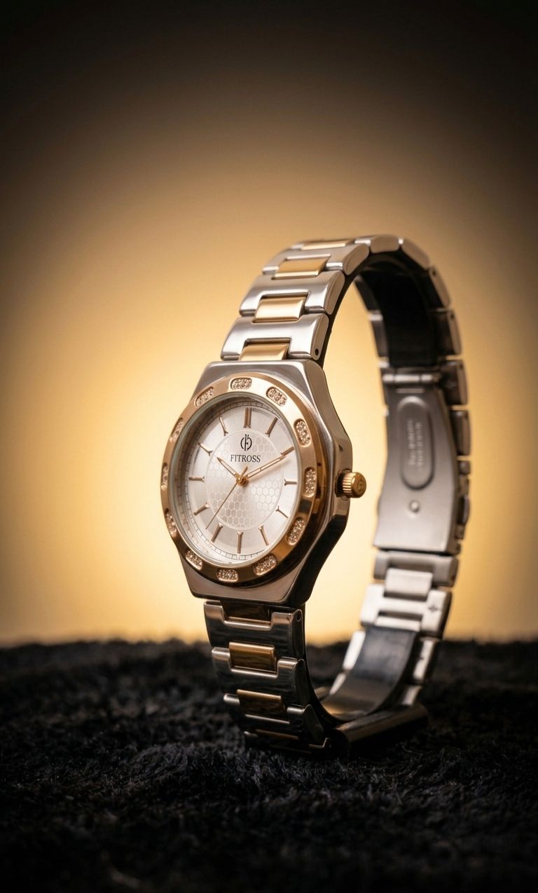 Luxury Crystal Bezel Ladies Wrist Watch