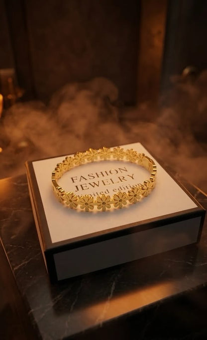 Elegant Flower Bracelet for Women – Stylish Floral Charm Jewelry