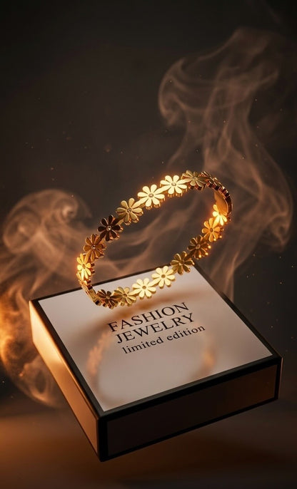 Elegant Flower Bracelet for Women – Stylish Floral Charm Jewelry