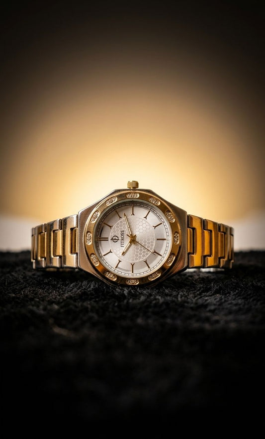 Luxury Crystal Bezel Ladies Wrist Watch