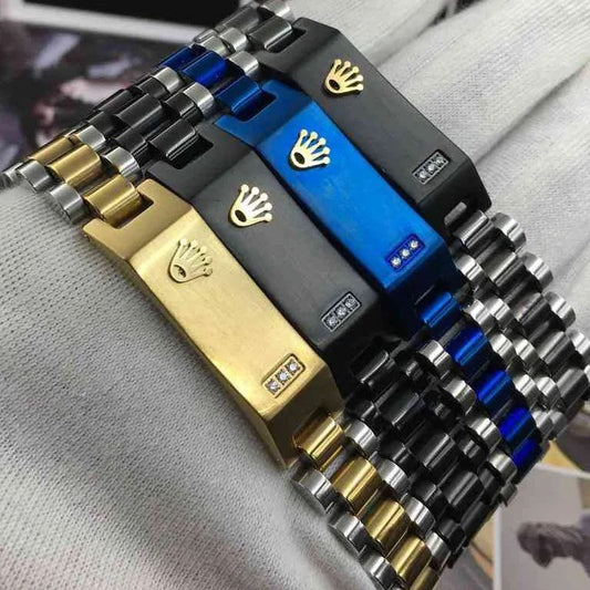 Luxury Stainless Steel Link Bracelet – Premium Designer Inspired Men’s Bracelet