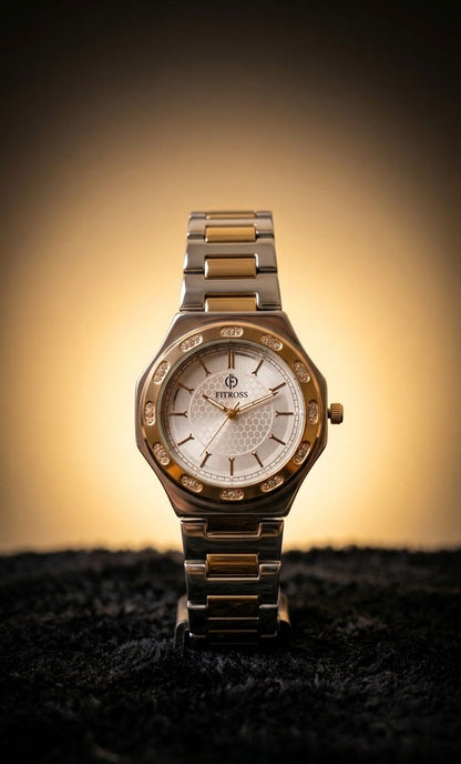 Luxury Crystal Bezel Ladies Wrist Watch