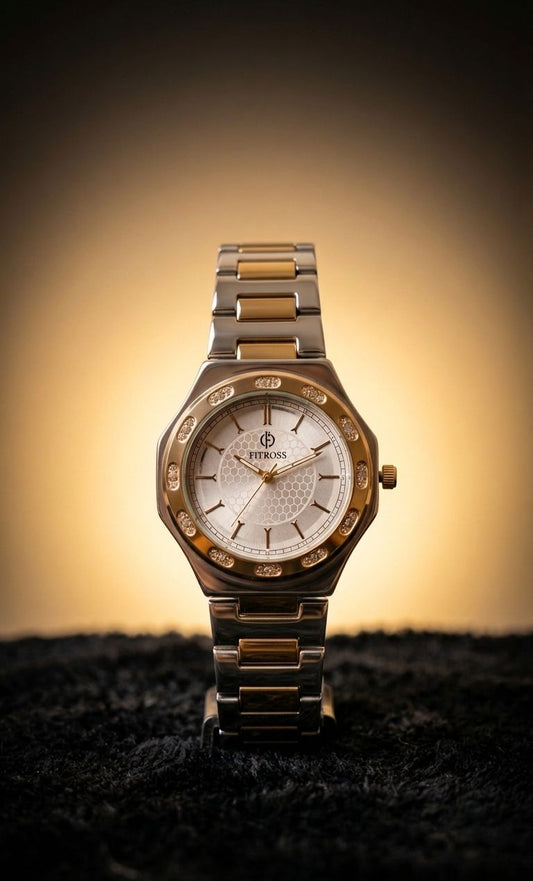Luxury Crystal Bezel Ladies Wrist Watch